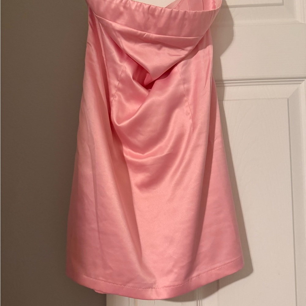 Superdown Blush Pink Strapless Top